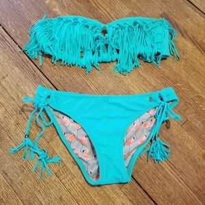 Teal bikini